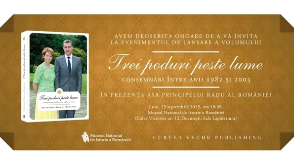 “Trei poduri peste lume Consemnări între anii 1982 și 2003” de ASR Principele Radu jpeg