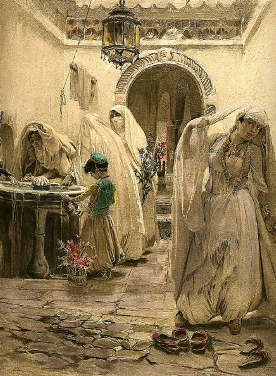 Frederick arthur bridgeman harem fountain jpg jpeg