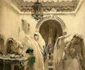 Tabloul „Fântâna haremului” de Frederick Arthur Bridgeman