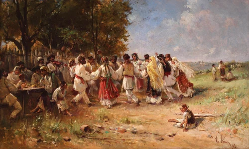 Theodor Aman Hora de la Aninoasa [1887] jpg