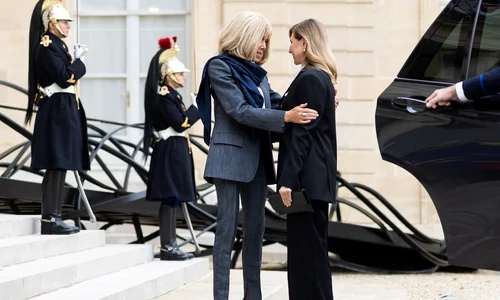 Brigitte Macron și Olena Zelenska profimedia 1055854228 jpg