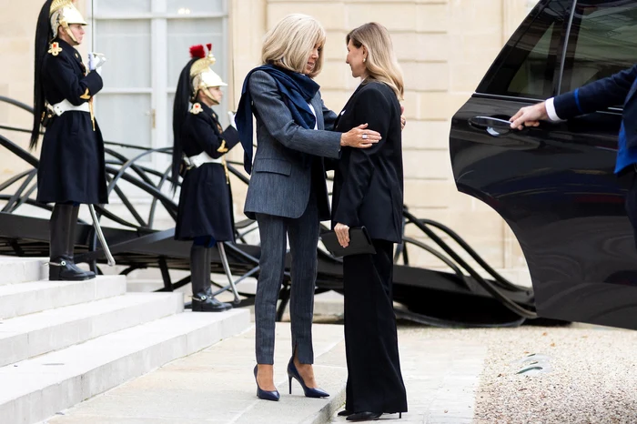 Brigitte Macron și Olena Zelenska profimedia 1055854228 jpg