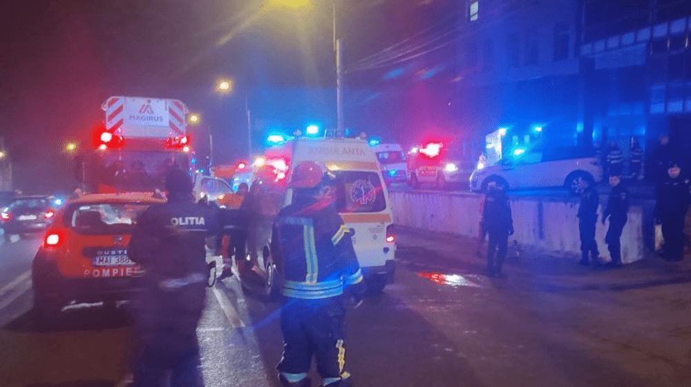 Cluj: A fost activat planul roșu de intervenție, în urma izbucnirii unui incendiu la un spital