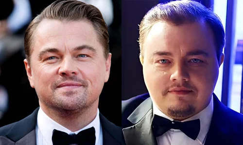 Leonardo DiCaprio și dublura lui, Roman Burtsev  foto   Shutterstock, Instagram jpg