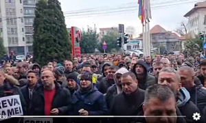 protest mineri  CE oltenia captura Gorj TV png