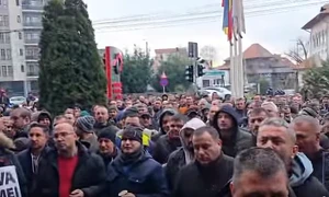 protest mineri  CE oltenia captura Gorj TV png