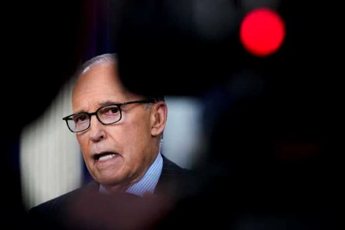 Larry Kudlow consilierul economic al Casei Albe  FOTO Guliver / Getty Images / Drew Angerer