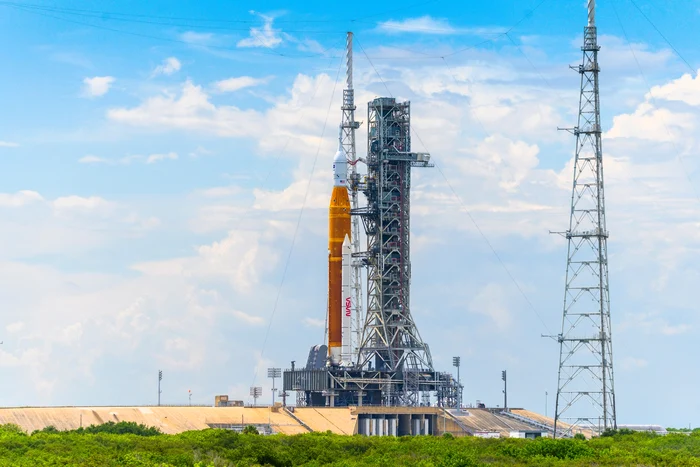 Racheta SLS dezvoltată de Boening FOTO Nasa