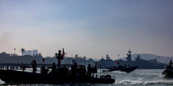 Ambarcațiunile cu motor Taiwan M109. FOTO Annabelle Chih Getty Images
