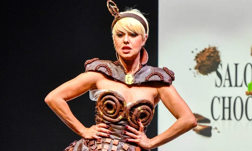 rochie ciocolata salon du chocolat profimedia jpg