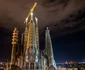 Turnurile evangheliștilor Luca și Marcu de la Sagrada Familia din Barcelona iluminate în premieră 16 decembrie 2022 FOTO Profimedia (3) jpg