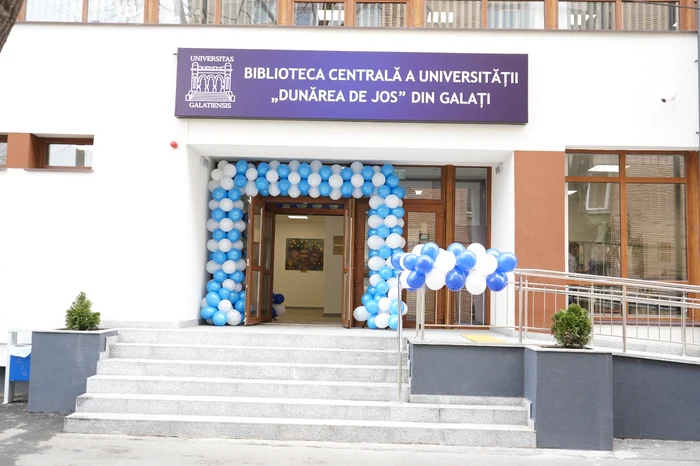 Bibiloteca centrală a Universității Dunărea de Jos, inaugurată FOTO: UDJ Galați