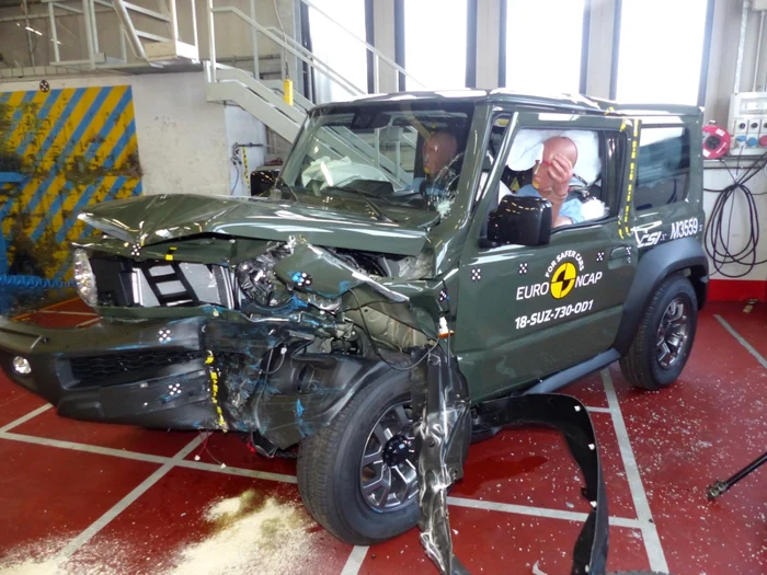 Maşina a ieşit şifonată din durele teste de accident ale EuroNCAP FOTO EuroNCAP