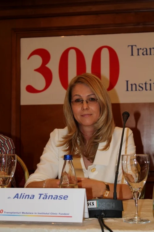 Prof. dr. Alina Tănase este medic primar hematolog și președintele Societății Romane de Transplant MedularFOTO: icfundeni.ro