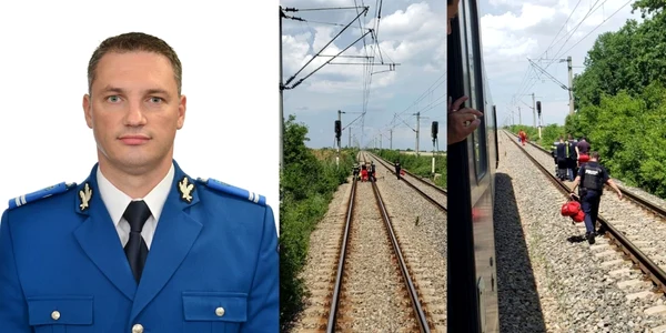 colaj jandarm salvare calator Bacau FOTO Inspectoratul de Jandarmi Judetean Bacau