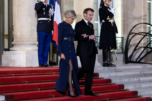 Emmanuel Macron și Brigitte Macron