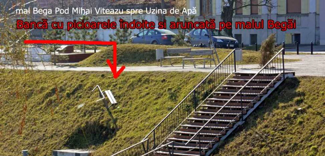 Vandalism în Timişoara FOTO V.Saroşi