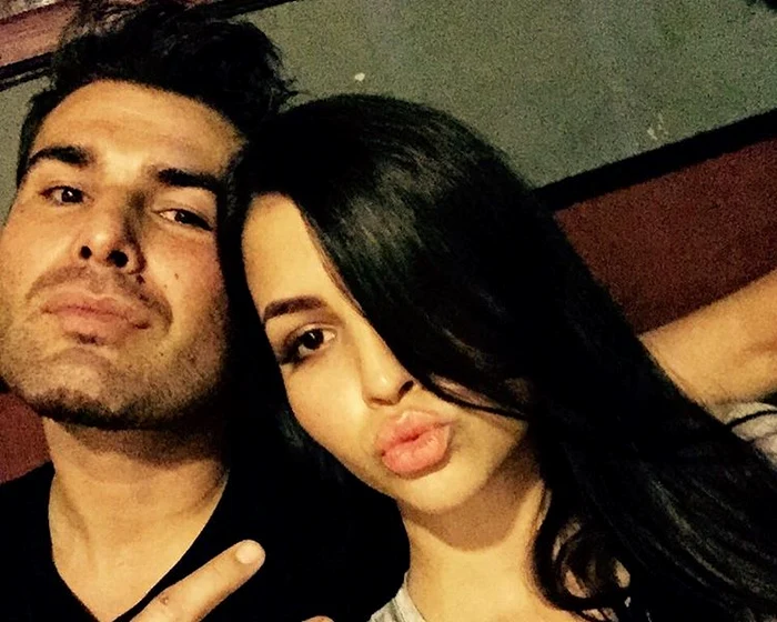 Adrian Mutu şi Sandra Bachici formează un cuplu din ianuarie 2015Foto: Arhiva personală