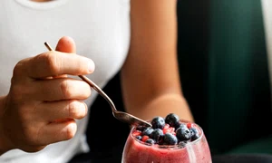 glass cup delicious acai brazilian dessert jpg