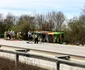 Un autocar FlixBus s-a răsturnat pe autostrada A9 în apropiere de Leipzig FOTO PROFIMEDIA