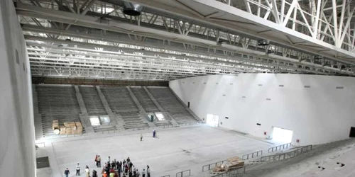 Lucrări la Sala Polivalentă din Craiova