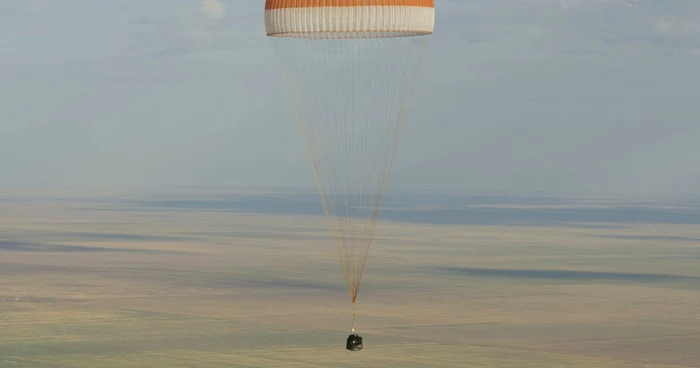 Modulul navetei Soiuz a aterizat în Kazahstan cu bine FOTO Reuters