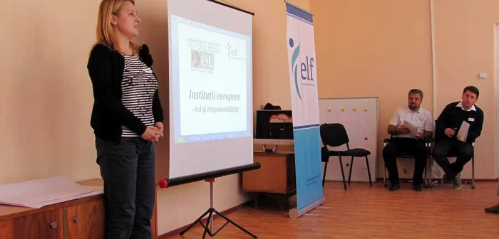 Simpozionul a avut ca temă "Instituţiile europene, rol şi responsabilităţi"