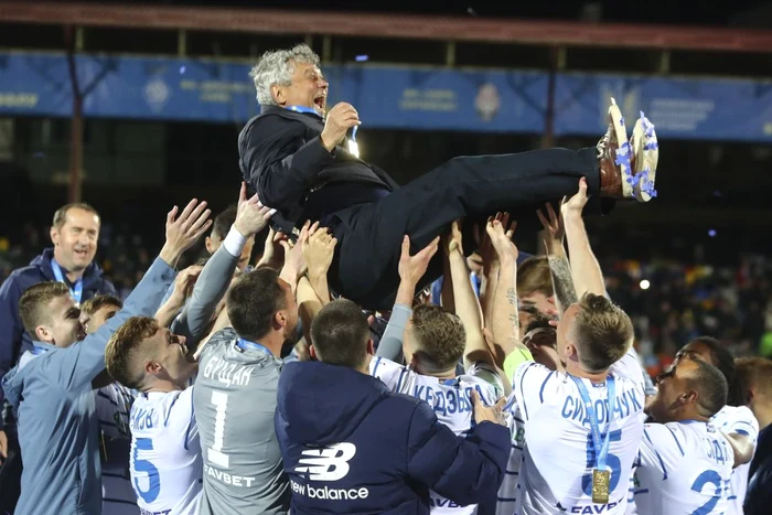 Mircea Lucescu, erou la Dinamo Kiev după tripla istorică (FOTO: Profimedia)