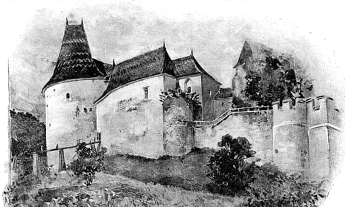 Turnul Alb, Palatul mare dinspre oras, Terasa de artilerie (foto: Muzeul Castelul Corvinilor)