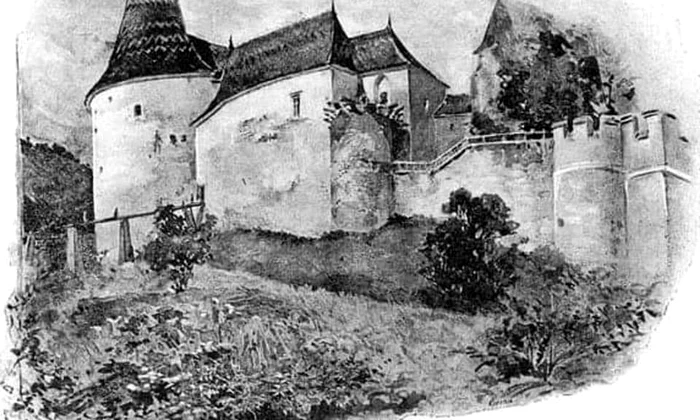 Turnul Alb, Palatul mare dinspre oras, Terasa de artilerie (foto: Muzeul Castelul Corvinilor)