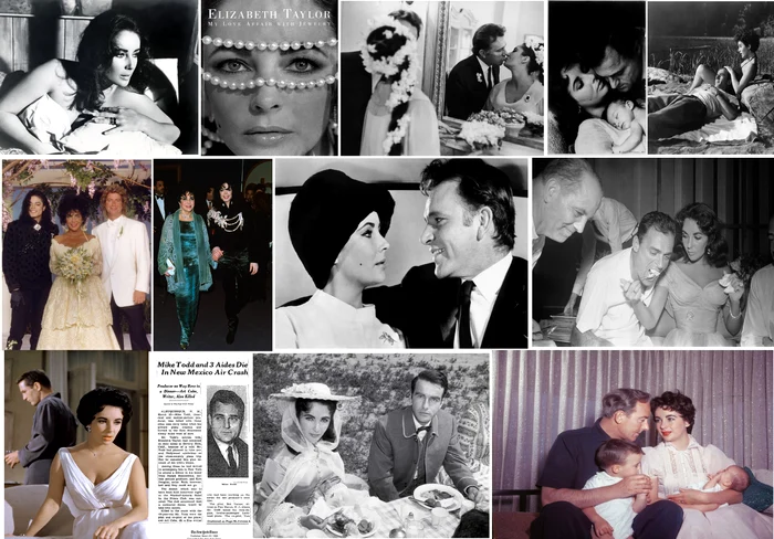 Liz Taylor în viață și în filme