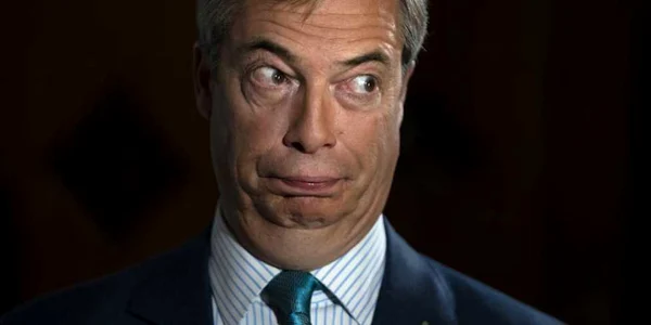 Liderul Partidului Brexit Nigel Farage vorbeşte în cadrul unui eveniment de lansare a campaniei pentru alegerile generale în centrul Londrei FOTO EPA-EFE / Will Oliver