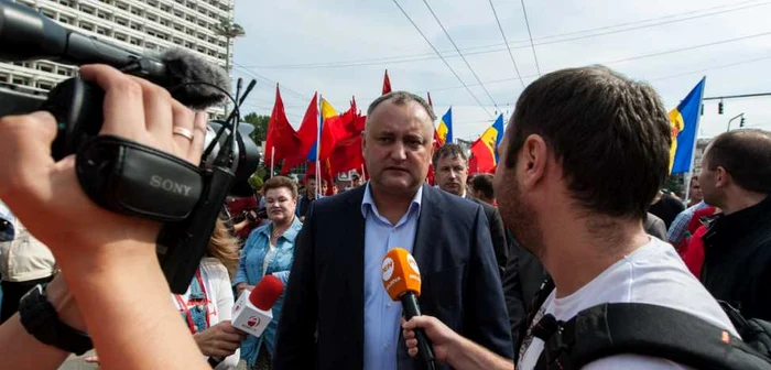 Igor Dodon susţine că modelul Rusiei nu este valabil pentru Republica Moldova FOTO Alexandru Tarlev