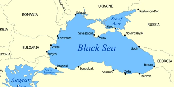 Marea Azov şi Marea Neagră - harta Sursa wikipedia.org