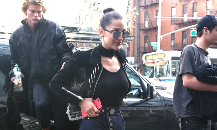Bella Hadid Meets Up With A Mystery Man In NYC jpeg