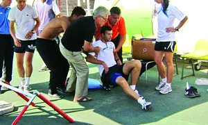 Bogdan Gheorghe s a  prăbuşit pe pistă la  finalul celor 13 ture jpeg