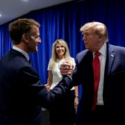 emmanuel macron si donald trump la adunarea general a ONU la New York FOTO X jpg