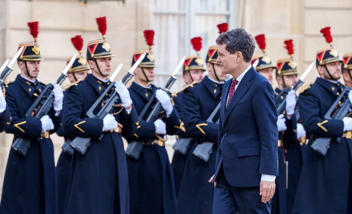 Președintele Nicușor Dan, în timpul vizitei oficiale în Franța. FOTO: Presidency