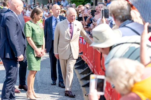 Regele Charles în Pickering, 12 iunie 2023, Getty