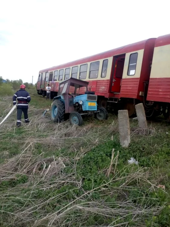 Accident la Dudeştii Vechi FOTO ISU Timiş