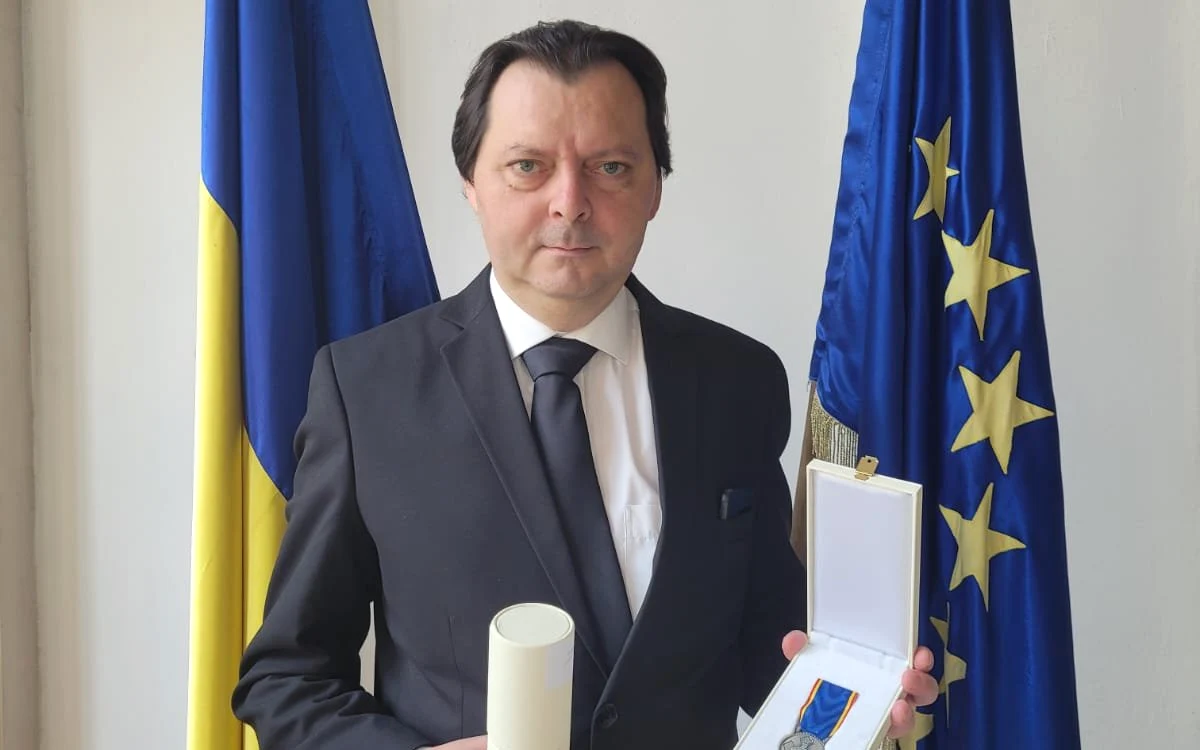 Danial I. Iancu, premiat de Administrația Prezidențială. Sursa: Facebook 