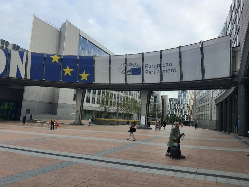 Parlamentul European de la Bruxelles. FOTO: Remus Florescu