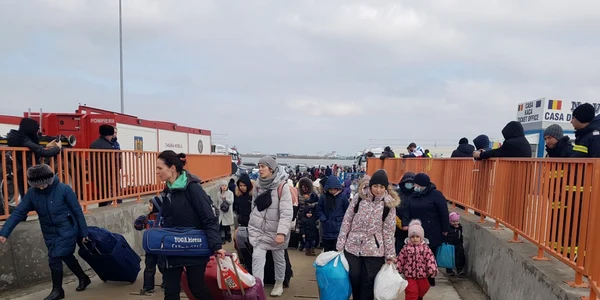 Imagini compleşitoare cu valul de refugiaţi din Ucraina 