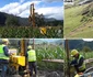 Lucrări de foraje pe Lotul 2 al Autostrăzii Sibiu Pitești pe tronsonul Boița Cornetu Foto colaj capturi video jpg
