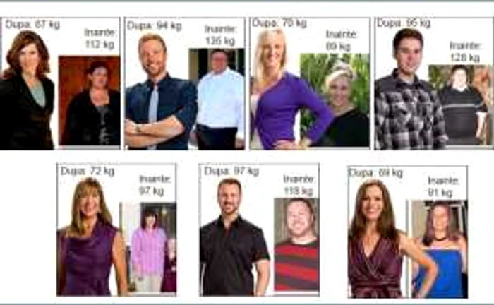 Din ianuarie până acum au slăbit împreuna 206 kg