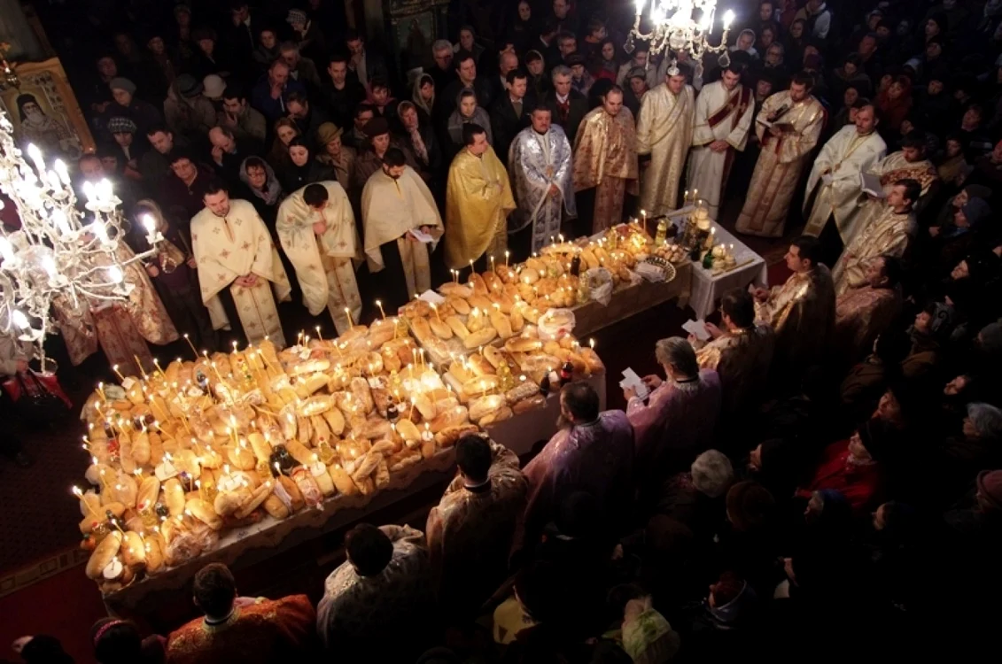 Slujba s-a ţinut la biserica Buna Vestire FOTO Episcopia Tulcii