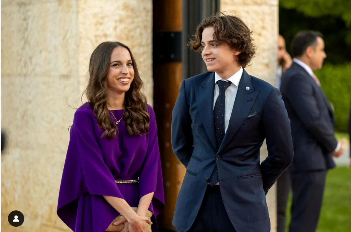 Prințesa Salma și Prințul Hashem foto Instagram