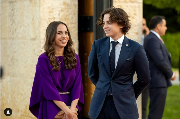 Prințesa Salma și Prințul Hashem foto Instagram