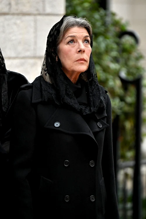 Prințesa Caroline de Monaco în doliu profimedia 0747614520 jpg