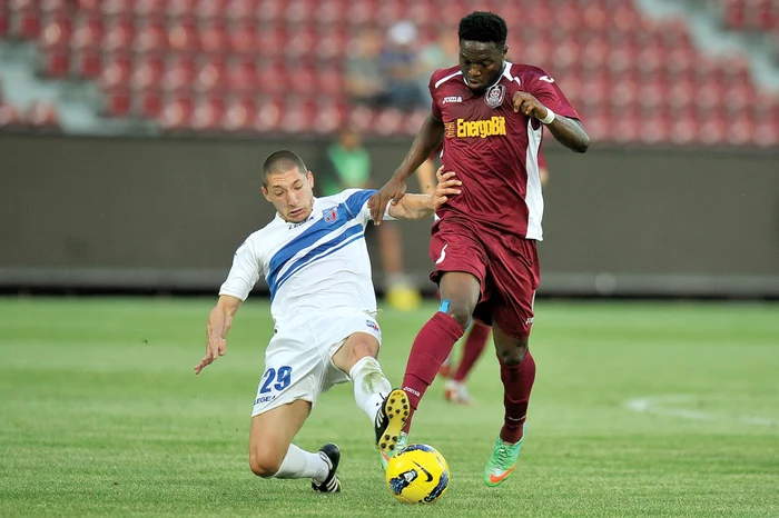 
    Muniru este cel mai scump transfer al verii în Liga I, pe el plătindu-se o sumă care înainte se oferea ca avans la semnăturăFoto: Mediafax   